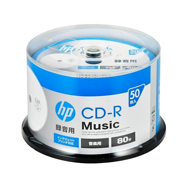 50枚スピンドルホワイト/CD-RAudio/AR80FP50SH1・PatternName:単品・パッケージ個数:1・50枚パック・記録容量：700MB・盤面印刷:（ホワイト） 範囲:22mm-118mm（ワイドエリア対応）・倍速:48倍...