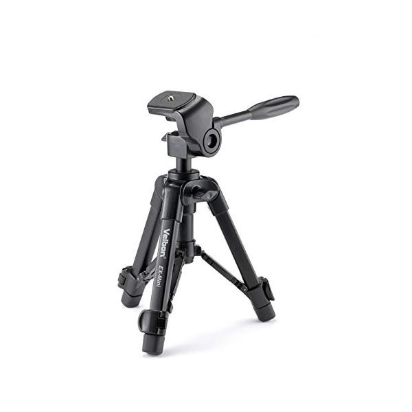 他サイト： ベルボン Velbon 卓上三脚 EX-mini カメラ用 専用ケース付き 2段 レバーロック 全高41.7cm 最低高19.0cm 脚径17mの商品画像