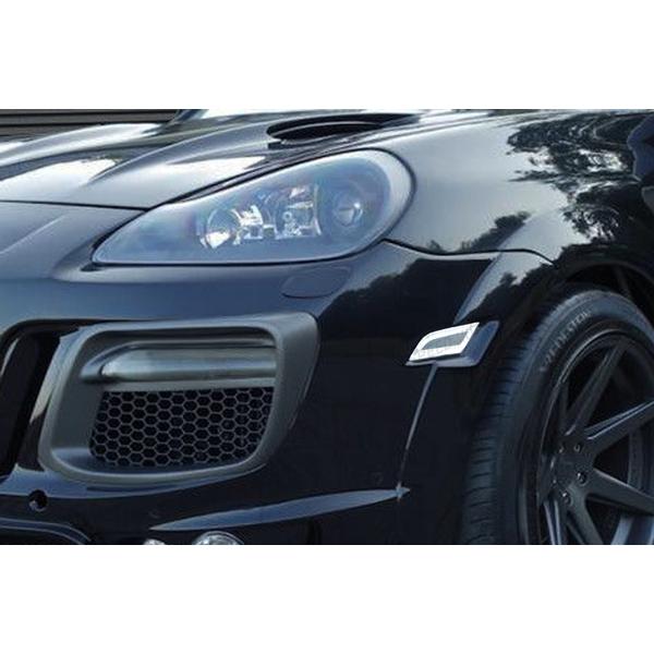ポルシェ カイエン 957 9PA LED サイドマーカー ポジション付 クリア 