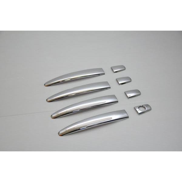 高品質 210/215系 ハイラックスサーフ メッキ ドアハンドルカバー