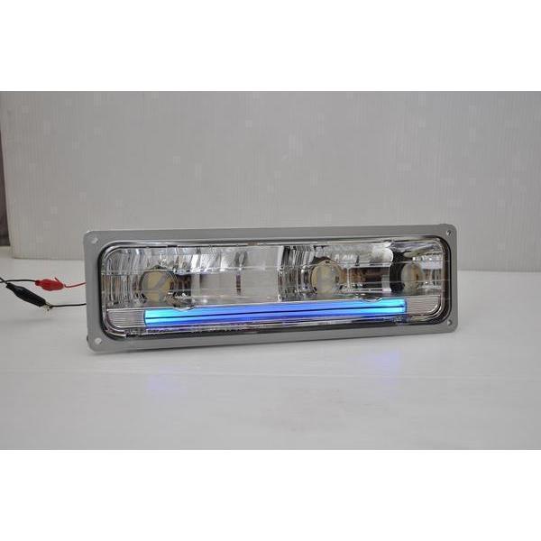 シボレーC1500/K1500クリスタルパークシグナル/LEDポジ付青光