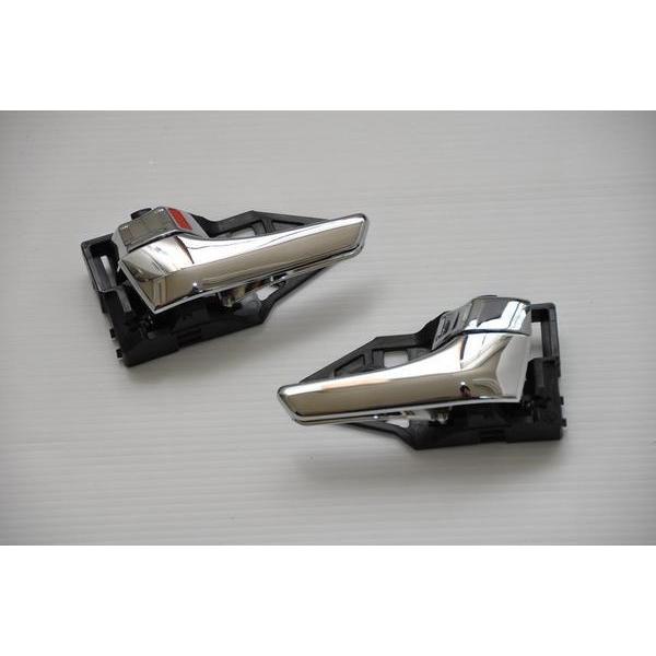 ZVW40/41 プリウスα メッキインサイドドアハンドル 交換式 新品 前期