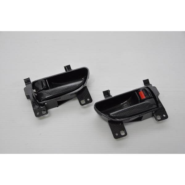 WRX STI VAB S4 VAG インナーハンドル オール カーボン調 左右 WRX STI VAB S4 VAG インナーハンドル オール カーボン調 左右