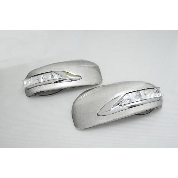 Z51 ムラーノ LED ウインカーミラー [クロームメッキ] フットランプ 