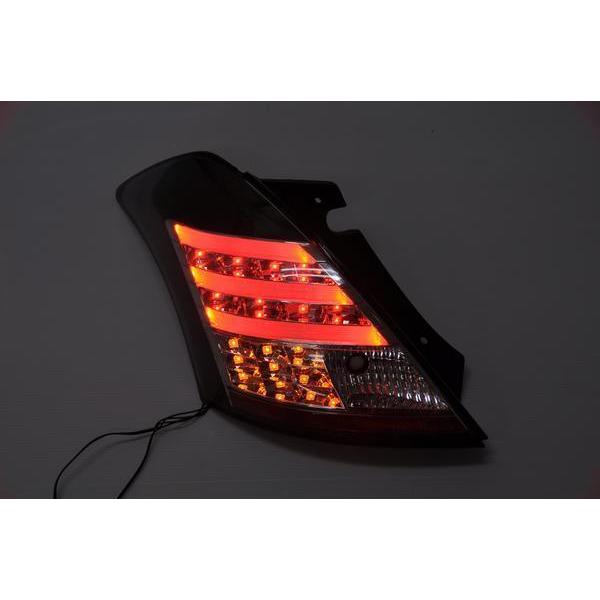 ZC32S スイフト スポーツ ファイバー LEDテールランプ [レッド ZC32S スイフト スポーツ ファイバー LEDテールランプ [レッド