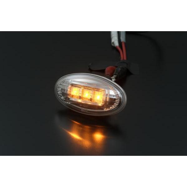 REIZ DA64W エブリィワゴン LED クリスタル サイドマーカー クリア