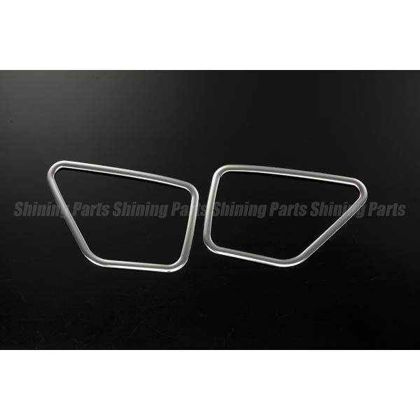 200系 ハイエース 1〜8型 フロントスピーカーリング リム 鏡面仕上げ // ステンレス 内張り ドアトリム スピーカー ネコポス発送