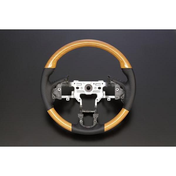 ホンダ 純正エンブレム付き　ウッドステアリング　フタバヤラケット JG1/JG2 N-ONE/N-ONEプレミアム ウッドコンビ ステアリング