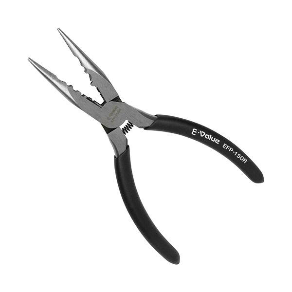 テコ原理でラクラク切断できるペンチです。【用途】精密機器の組み立てや配線作業。【機能・特徴】支点が刃先に近いので約30%(当社比)軽い力で切断できます。【仕様】●切断能力：軟鉄線・直径1.2mm。●刃部硬度：HRC55〜62。●バネ付き。【...