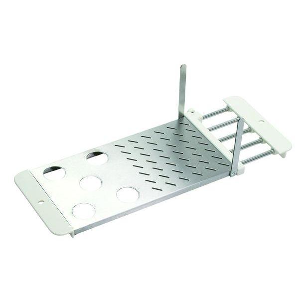 【JANコード】4549308565928【商品仕様】金属部：ステンレス鋼樹脂部：ABS樹脂（耐熱温度80度）【サイズ】製品サイズ（約）：170×400〜605×20mm【メーカ】パール金属【生産地】中国