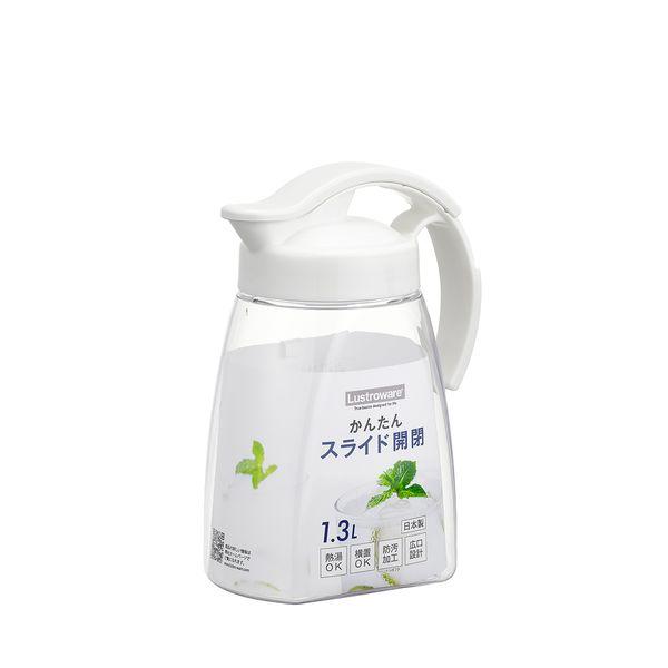 Amazon.co.jp: 岩崎工業 ラストロウェア 冷水筒 ピッチャー 1.6L 日本製 タテヨコ収納 軽量 洗いやすい 冷蔵庫対応 ホワイト  K-1275 W : ホーム＆キッチン タテヨコスライドピッチャー700mW MM021875-C9068 ×5個セット