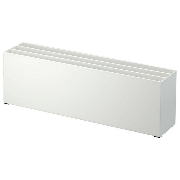 【JANコード】4903208076432【商品仕様】本体：スチール(粉体塗装)【サイズ】商品サイズ（約）：W42xD9xH13cm商品重量（約）：1100g【メーカ】山崎実業【生産地】中国