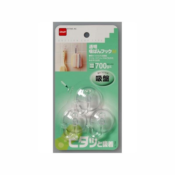 【JANコード】4904140125806【商品仕様】PVC樹脂、スチロール系樹脂取りつけタイプ：吸ばん【サイズ】商品サイズ（約）：35×41×30mm制限荷重：700g個装サイズ：90×178×20mm個装重量：20g【メーカ】ニトムズ