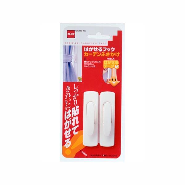 【JANコード】4904140179403【商品仕様】ABS樹脂、合成ゴム系粘着剤取りつけタイプ：はがせる粘着【サイズ】商品サイズ（約）：22×20×75mm制限荷重：-個装サイズ：100×180×24mm個装重量：27g【メーカ】ニトムズ