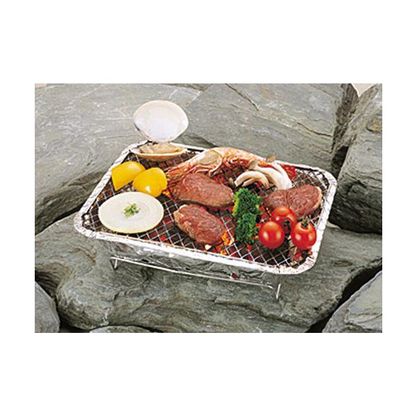 【JANコード】4976790764636【商品仕様】本体：アルミニウムバーベキュー網・スタンド：鉄（亜鉛めっき）燃料：石炭・木炭着火紙：パルプ（パラフィン含有）【サイズ】商品サイズ（約）：270×220×55mm重量：670g【メーカ】キ...