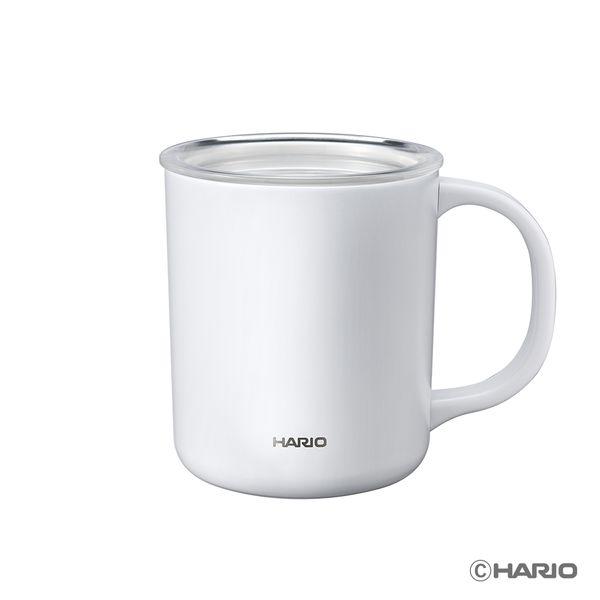 セラミックコーティング 真空二重保温マグ ホワイト ×24セット