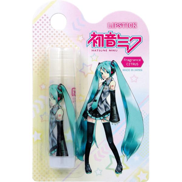 リップスティック 初音ミク シトラス 1本入唇を保護し、乾燥を防ぐ。