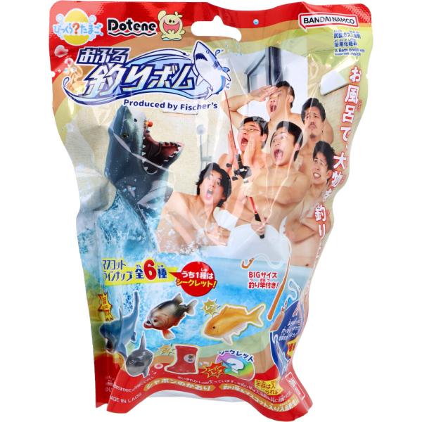 びっくら?たまご Dotene おふろ釣りボム Produced by Fischer's シャボンの香り 1個入