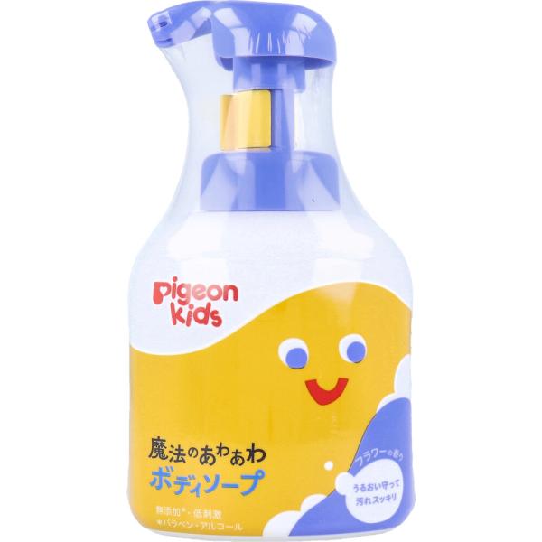 ピジョンキッズ 魔法のあわあわボディソープ フラワーの香り 400mL