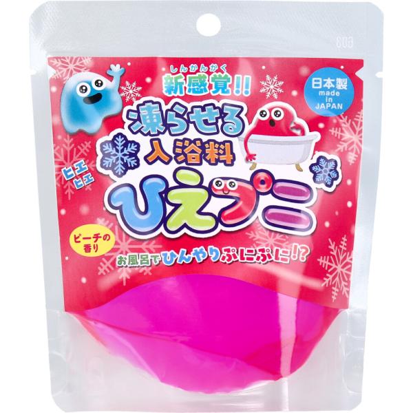 ひえプニ 凍らせる入浴料 ピーチの香り 120g
