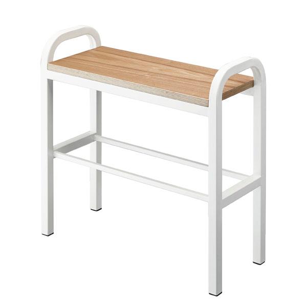 【JANコード】4903208047876【商品仕様】本体：スチール（粉体塗装）天板：天然木積層合板（ラッカー塗装）【サイズ】商品サイズ（約）：W48×D19×H46cm商品重量（約）：2700g【メーカ】山崎実業【生産地】中国