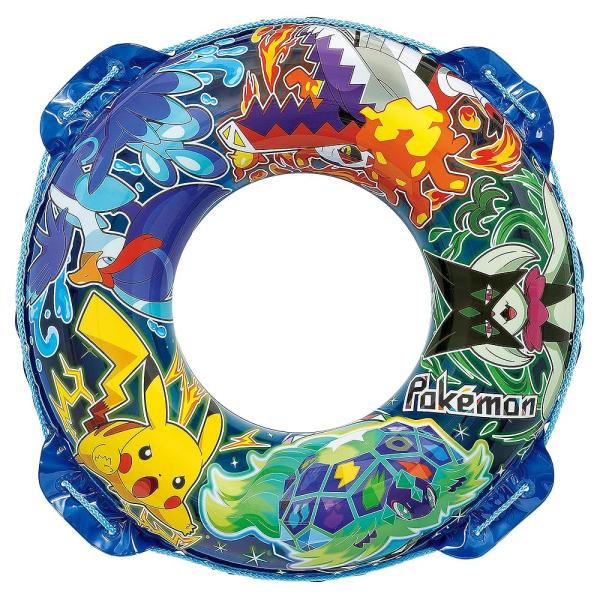 イガラシ ポケモン80cmウキワブルー（ロープ付き） 膨らんだ状態の浮輪の内周が約105〜110cm AHD-80E