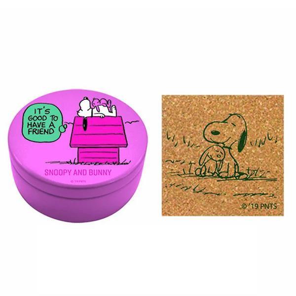 Snoopy スヌーピー お茶とコースターセット ほうじ茶 スヌーピー バニー Snt1002sb Purrworld Com