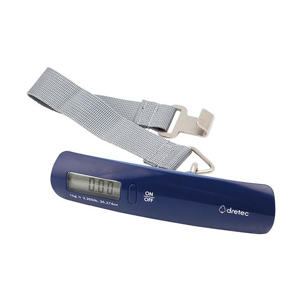 DRETEC ドリテック ラゲッジスケール ネイビー 13.5×3.4×5cm C6013570
