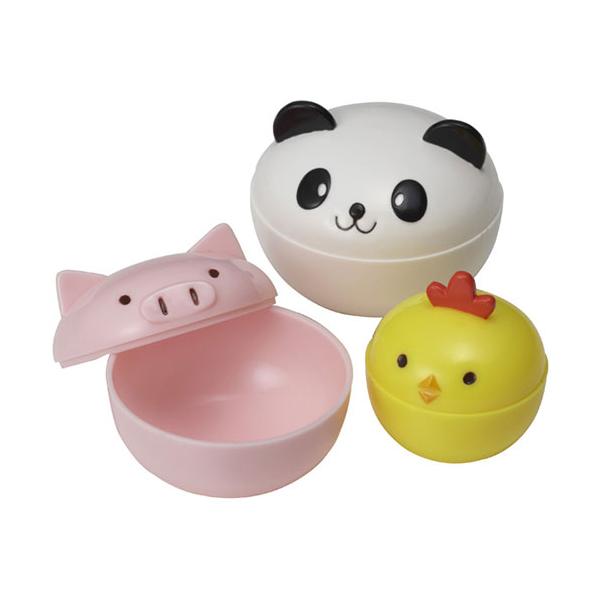 トルネ どんぶりアニマルカップ 3個入 P-2969