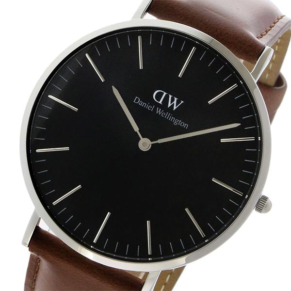 腕時計 メンズ腕時計 ダニエルウェリントン 腕時計 Classic St Mawes 40 シルバー Dw ブラック ブラウン ブラック ステンレス ケース レザー ベルト Mt Wq ベッド ソファ専門店シャイニングストア生活館 通販 Yahoo ショッピング