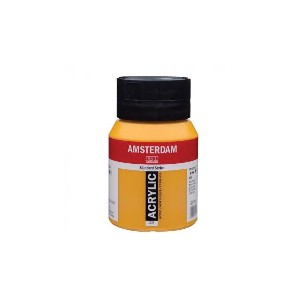 AMSTERDAM アムステルダム アクリリックカラー500ml ゴールドオーカー231 407307