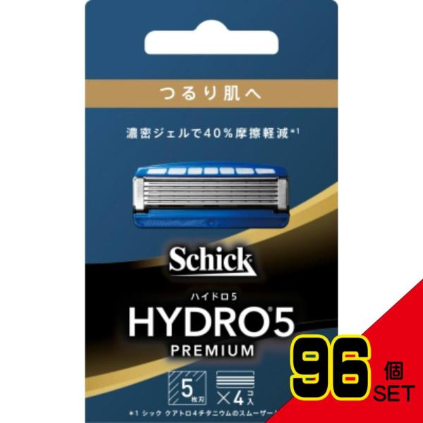 ハイドロ5プレミアムつるり肌へ替刃(4コ入) × 96点 : シャイニング