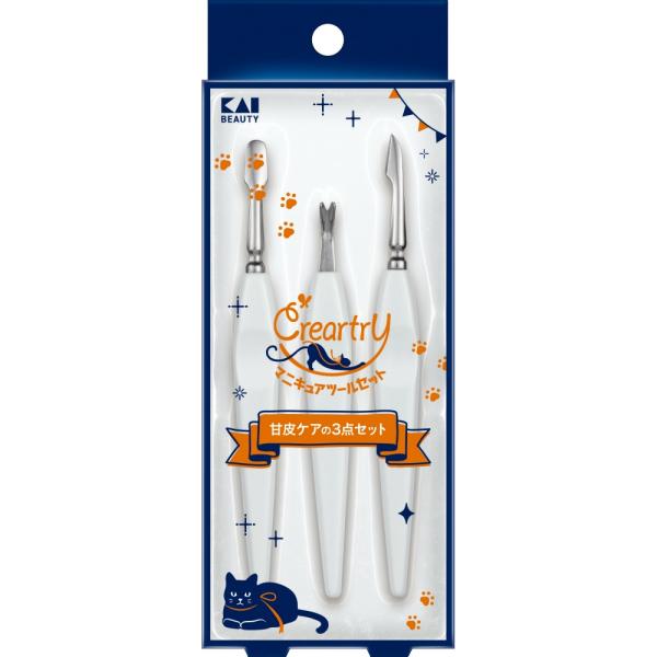 【JANコード】4901601079432【商品仕様】【表示成分】金属部：ステンレススチール、ハンドル：スチロール樹脂【注意事項】刃物ですから取り扱いには十分ご注意ください。【使用方法用途など】甘皮をお手入れする前に、指先をお湯であたためる...