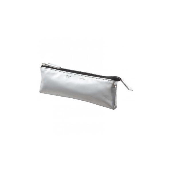 BASIL フラットペンケース シルバー LNB03-160