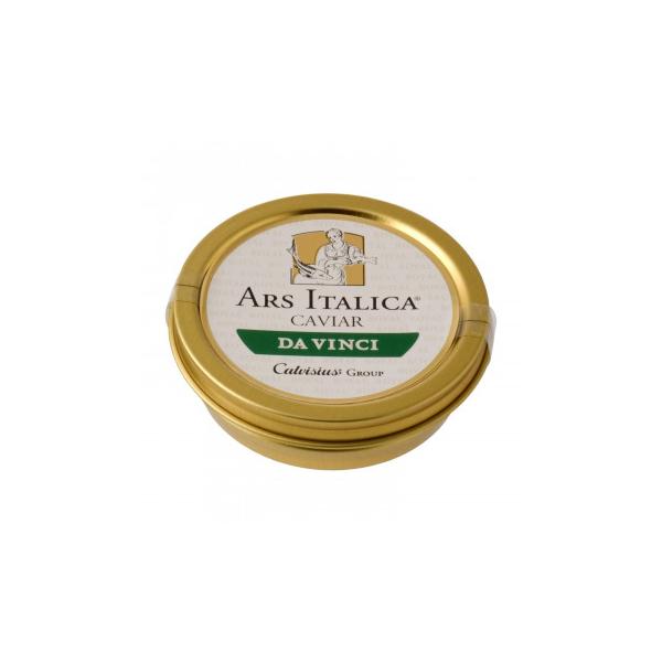 アルスイタリカ イタリア産キャビア ダヴィンチ(アドリアチョウザメ) ソフトパスチュライズ 50g 7205