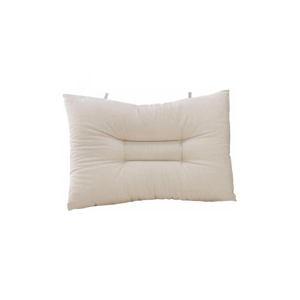 越後ふとん 洗える抗菌防臭枕II 63×43cm ベージュ 2折 113020 中央のくぼみで頭部をほどよく安定します。洗濯機で丸洗いできるので衛生面も心配ありません♪ 生産国:日本 素材・材質:側地:綿100%(148本打込)、ブロード地...