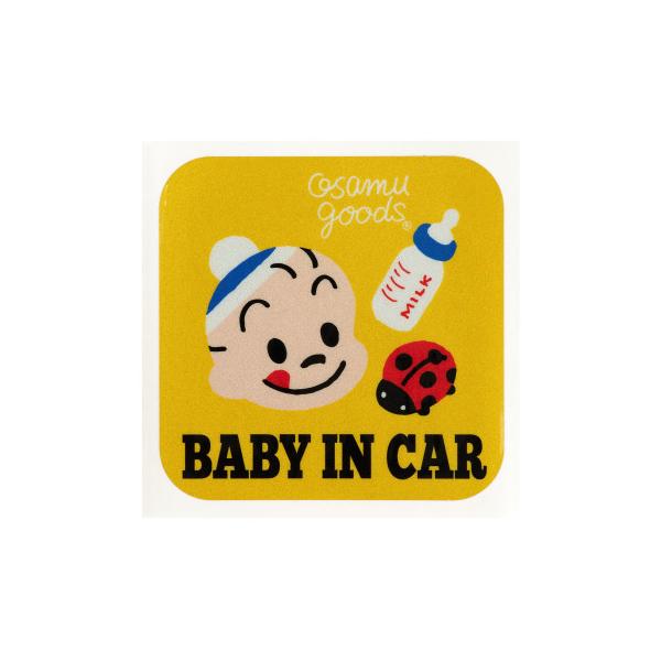 他サイト： OSAMU GOODS(オサムグッズ) カーステッカー BABY IN CAR CKOS006-1の商品画像