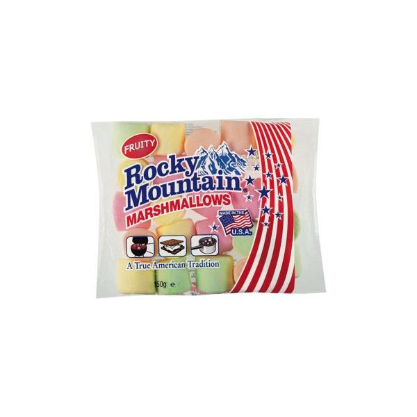 エスビーグローバル　ロッキーマウンテン カラーマシュマロ　150g　24セット　027036 レモン、ライム、オレンジ、ストロベリーの4種類の味のマシュマロをお楽しみください。 生産国:アメリカ 賞味期間:450日 おやつやバーベキューに ...