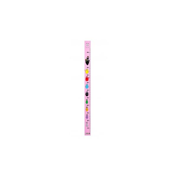 バーバパパ　お手軽身長計　ピンク　CKBP034-2 「バーバパパ」の、1枚を縦に貼るだけのお手軽身長計です。取付、取り外しが簡単です。プレゼントとしても最適です。 生産国:日本 素材・材質:PVC 商品サイズ:80×1230mm 重量:5...