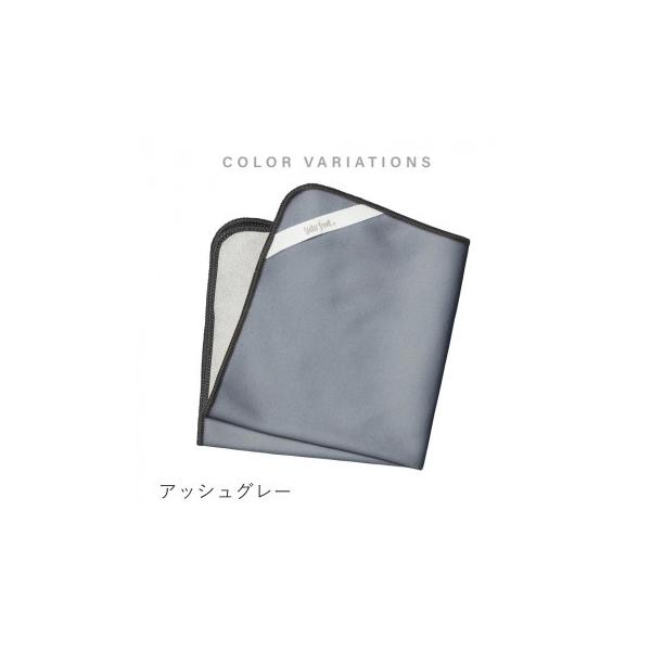 Waterfront 傘屋が作った 包めるタオル アッシュグレー X000-1172GY1-BI