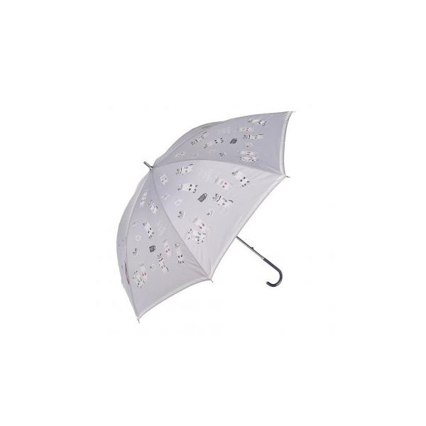 クスグルジャパン クスグルアンブレラ 長傘 晴雨兼用 ネコまるけ柄