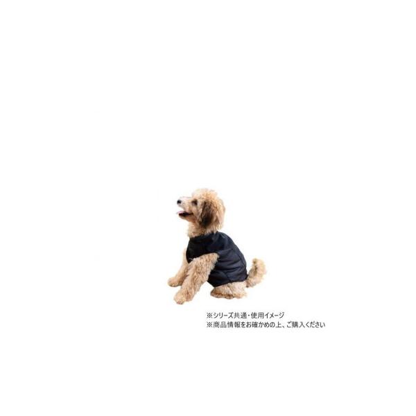 遠赤技研 ペットも温活テラペットケア・ぬくぬくウエア 袖なし Lサイズ ブラック