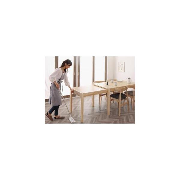 北欧デザイン スライド伸縮テーブル ダイニングセット SORA ソラ