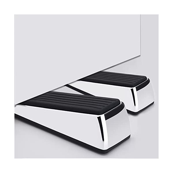 【ご購入後の当店からの連絡はご登録のメールアドレスに通知いたします。必ずご確認ください】高品質のゴム ? 硬材やラミネートの床を傷やへこみから保護します。このウェッジは高品質の認定ゴム製です。より強い - 強い風があなたの家を走り回っても、...