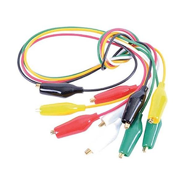 【ご購入後の当店からの連絡はご登録のメールアドレスに通知いたします。必ずご確認ください】●全長(mm):450●リード線(SQ):0.3●袋内容:赤、黒、緑、黄、白、各色1本入●端末処理:シールドクリップS(金メッキ)両端付●質量(g):2...