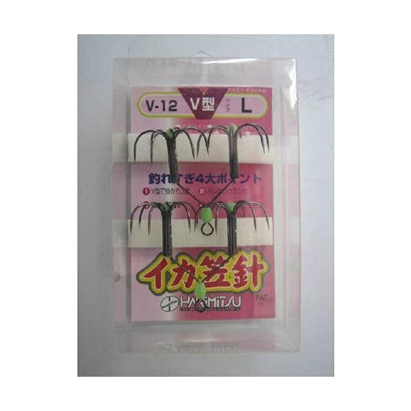 【ご購入後の当店からの連絡はご登録のメールアドレスに通知いたします。必ずご確認ください】サイズ:LV型針2組入ブラック仕上げで、イカに警戒されない。カエシ付針で掛かったイカはバラさない。細地、軽量仕上で、生エサに負担をかけない。V型の並列配...
