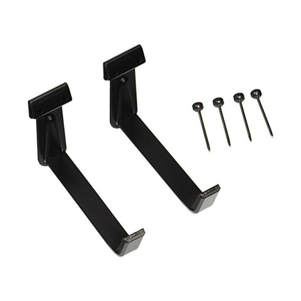 福井金属工芸 釘打ち用 額縁を受ける為の金具 B.S壁用額受 70mm 黒 2330-A