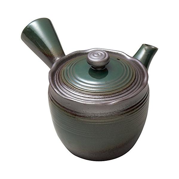 萬古焼 萬古急須 急須 1.5号 深緑釉 0977-2860