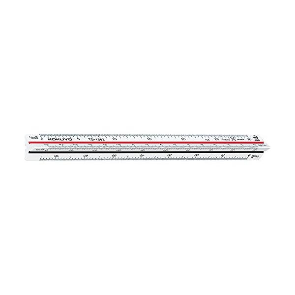 コクヨ 三角スケール プラスチック芯 15cm TZ-1562N