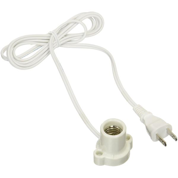 【ご購入後の当店からの連絡はご登録のメールアドレスに通知いたします。必ずご確認ください】【商品概要】口金:E17用定格:3A-125Vコード長:1.5m使用電線:ビニール平行線(VFF)0.75mm2×2芯【商品説明】【商品詳細】ブランド：...